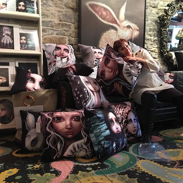 Tons of new cushions at the gallery!