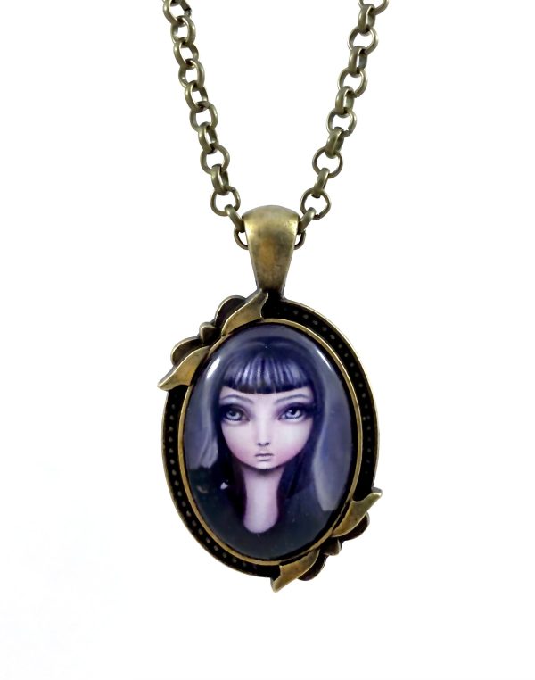 Jet Pendant Necklace